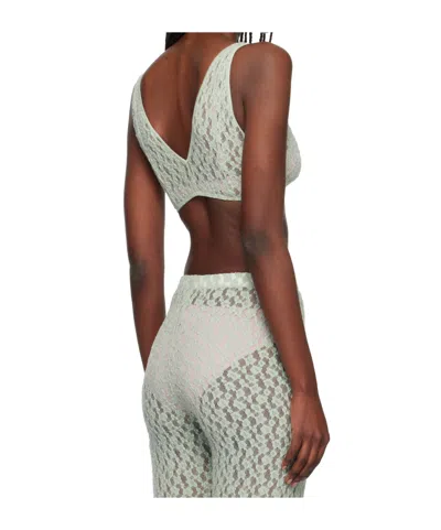 Baserange Crescent French Bra In White