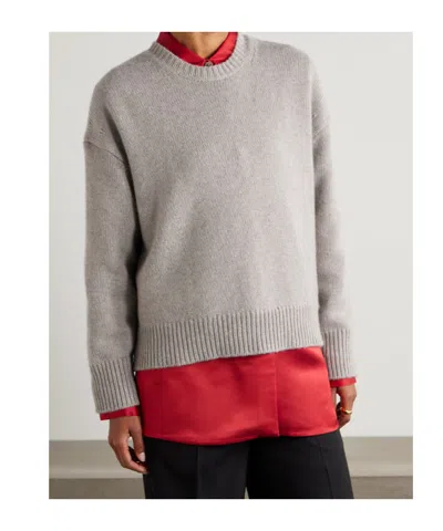Loulou De Saison Pia Cashmere Sweater In Gray