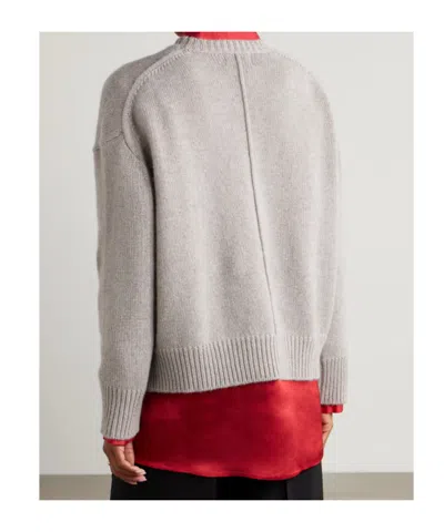 Loulou De Saison Pia Cashmere Sweater In Gray