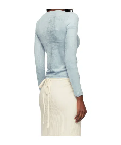 Baserange Omo Long Sleeve T-shirt In White