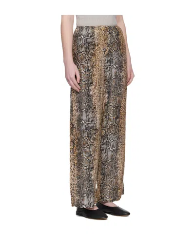 Baserange Beige Stoa Lounge Pants In Multi
