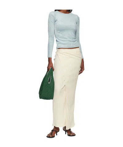 Baserange Omo Long Sleeve T-shirt In White