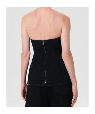 Agolde Lara Corset In Black