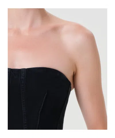 Agolde Lara Corset In Black