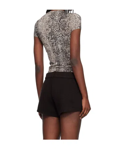 Baserange Bead T-shirt In Black