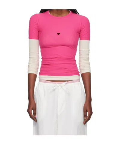 Baserange Heart T-shirt In White