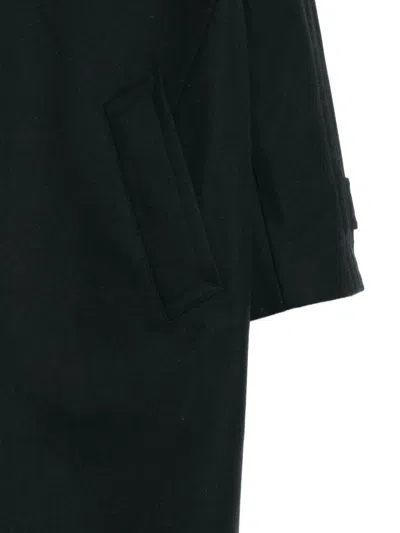 Rier Single-breasted Coat In Black