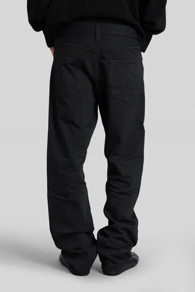 Fear Of God Black Straight 5 Pocket Jeans In Black