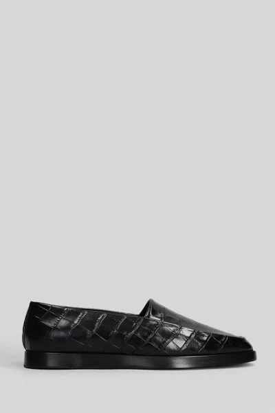 Fear Of God Loafer Loafers In Black Leather In Black