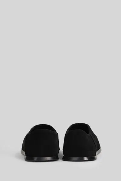 Fear Of God Suede Slip On Flat Sole Loafers In Black