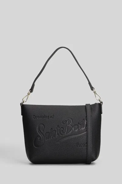 Mc2 Saint Barth Aline Embossed Crossbody Bag In Black