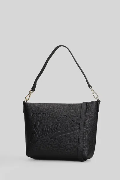 Mc2 Saint Barth Aline Embossed Crossbody Bag In Black
