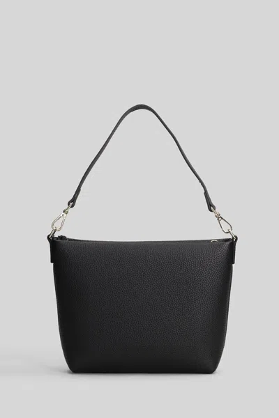 Mc2 Saint Barth Aline Embossed Crossbody Bag In Black