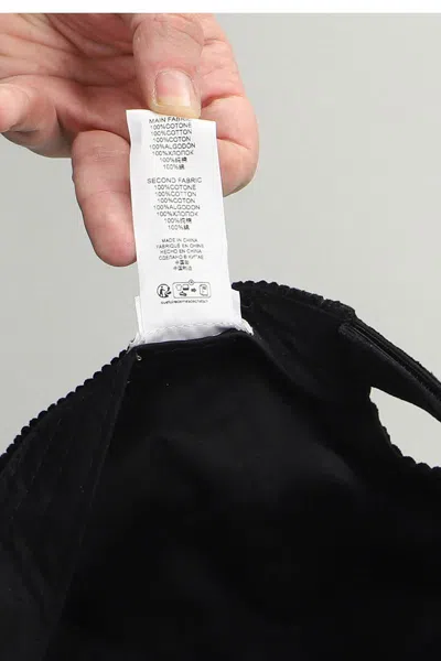 Mc2 Saint Barth Baseball Corduroy Hats In Brown