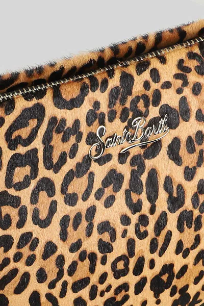 Mc2 Saint Barth Aline Bag Clutch In Brown