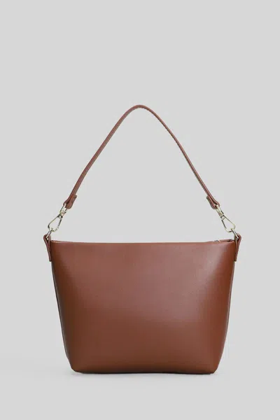 Mc2 Saint Barth Aline Bag Clutch In Brown