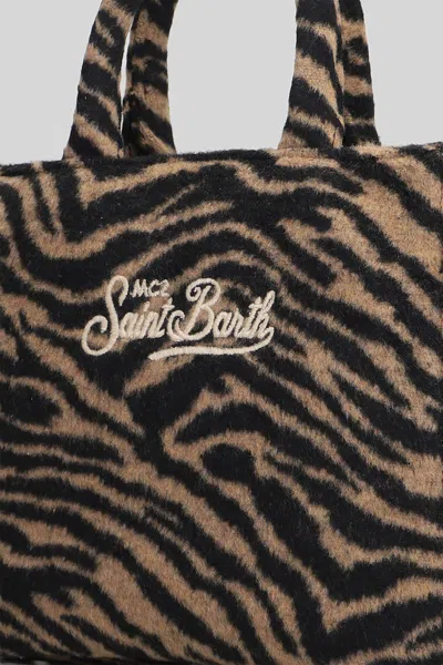 Mc2 Saint Barth Vanity Mini Felt Tote In Multi