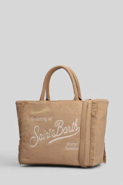Mc2 Saint Barth Colette Felt Tote In Brown
