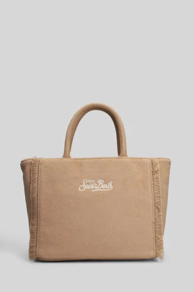 Mc2 Saint Barth Colette Felt Tote In Brown