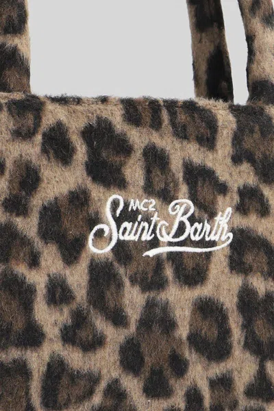 Mc2 Saint Barth Vanity Mini Felt Tote In Multi