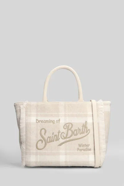 Mc2 Saint Barth Colette Felt Tote In Neutral