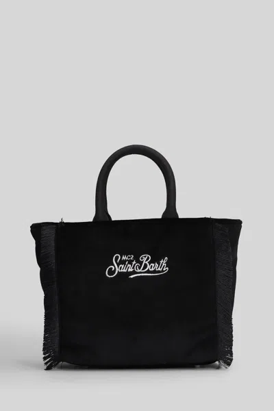 Mc2 Saint Barth Colette Felt Tote In Black
