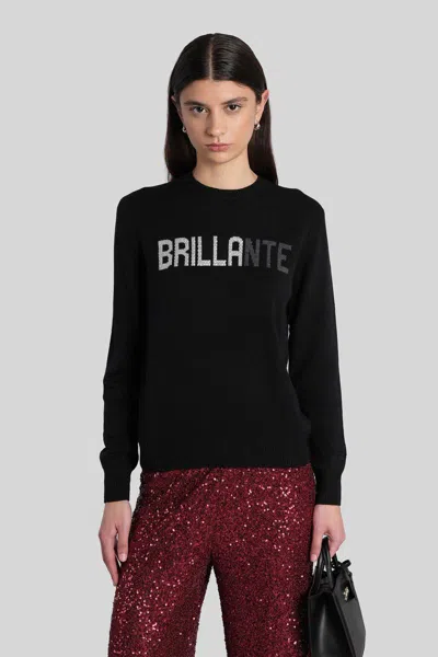 Mc2 Saint Barth New Queen Knitwear In Black Wool In Black