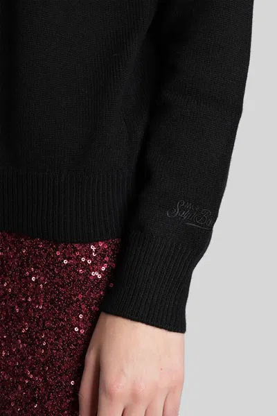 Mc2 Saint Barth New Queen Knitwear In Black Wool In Black