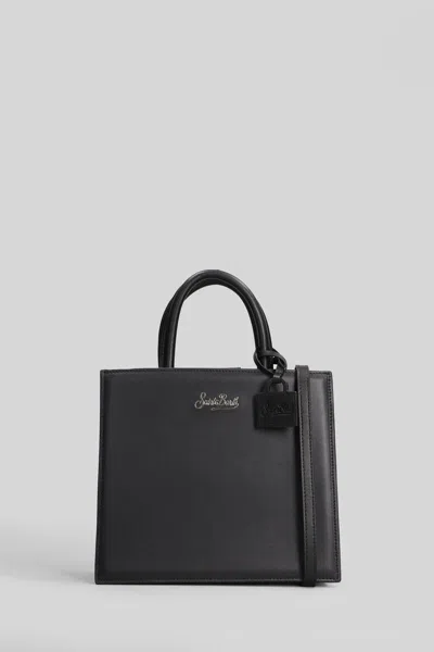 Mc2 Saint Barth Shop Bag Mini Tote In Black