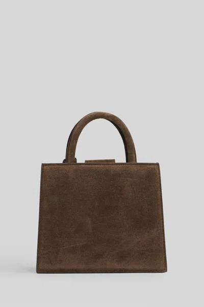 Mc2 Saint Barth Shop Bag Midi Tote In Brown