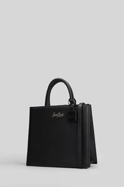 Mc2 Saint Barth Shop Bag Mini Tote In Black