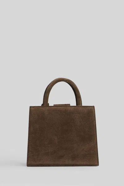 Mc2 Saint Barth Shop Bag Mini Tote In Brown