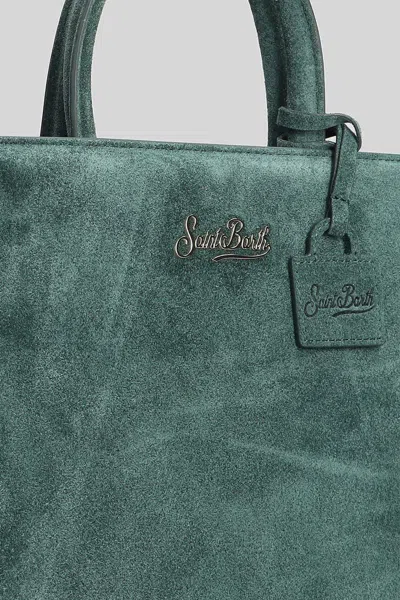 Mc2 Saint Barth Shop Bag Midi Tote In Green
