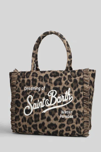 Mc2 Saint Barth Vanity Mini Felt Tote In Multi