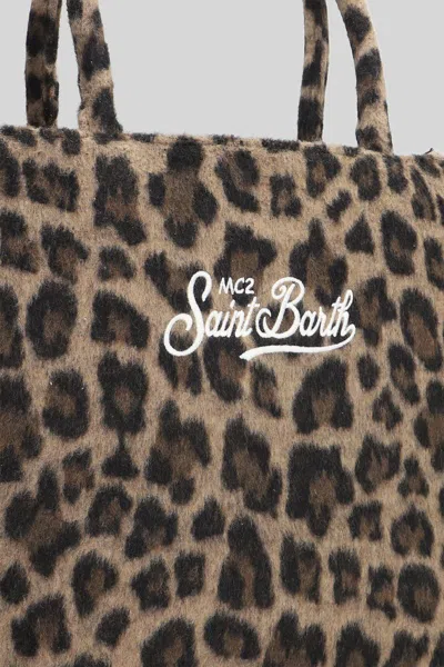 Mc2 Saint Barth Vanity Mini Felt Tote In Multi
