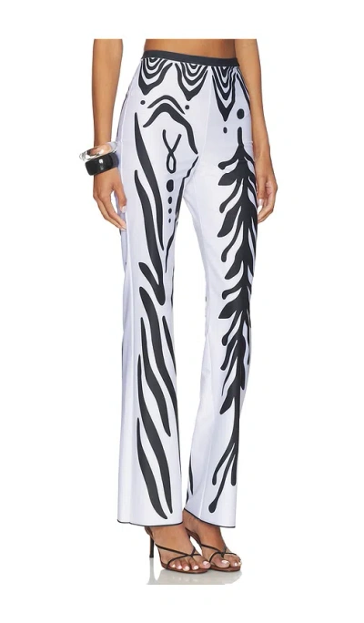 Di Petsa Iris Lycra Long Trouser In White