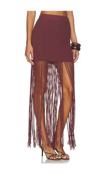 Osis Studio Libby Skirt In Brown