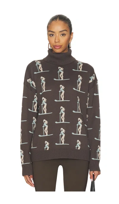 Alp N Rock Nala Vintage Ski Sweater In Brown