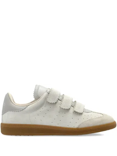 Isabel Marant Beth Mixed Leather Triple-grip Sneakers In Multi