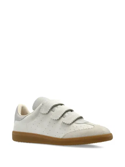 Isabel Marant Beth Mixed Leather Triple-grip Sneakers In Multi