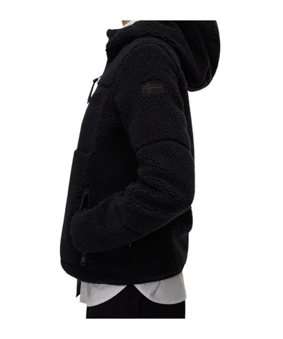 Napapijri Long-sleeved Sweatshirt In Black