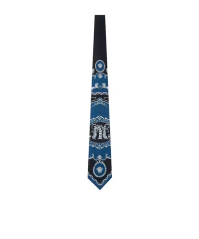 Versace Pattern-printed Tie In Multi
