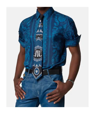 Versace Pattern-printed Tie In Multi