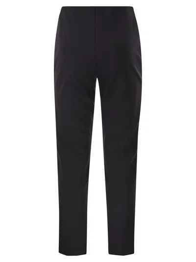 Max Mara Slim Fit Trousers In Black