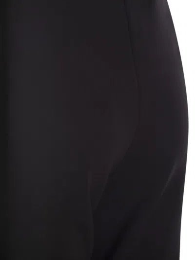 Max Mara Slim Fit Trousers In Black