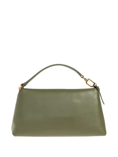 Furla Mini Sfera Green Tote Bag In Green