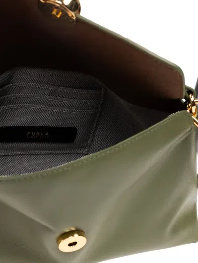 Furla Mini Sfera Green Tote Bag In Green
