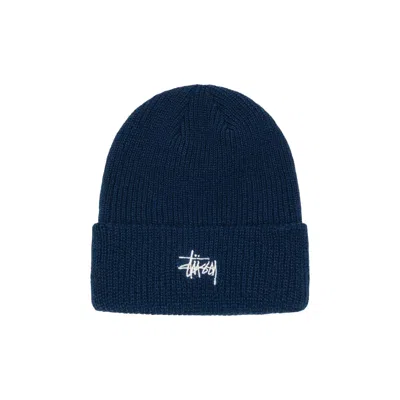 Pre-owned Stussy Basic Cuff Beanie 'blueberry' | Men's Size Onesize