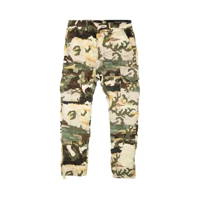 Pre-owned Purple Brand Twill Camo Cargo Pants 'multicolor' | Multi-color | Men's Size Xs