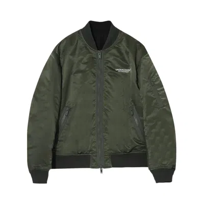 Pre-owned Undercover Fallen Man Bomber Jacket 'green' | Men's Size 5